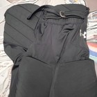 Under Armour Youth Boys Size Large Solid Black Padded Football Uniform Pants