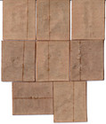 Bhutan 1971 Set Of 8 Imperf Embossed Stamps History Of Sculpture