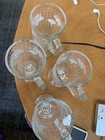 Vintage  Set Of 4 Nestle World Globe Glass Mugs