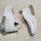 Nike Air Max 270 White Sneaker Big Kids Youth Boy Girl 5 Streetwear Gym Casual