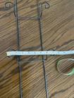 Black Metal 3 Tier Wall Plate Holder rack Vertical Display