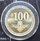 1992 Las Vegas  Nev  Palace Station   100 0 999 Silver Casino Token  Lvb1 766
