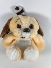 Dan Dee 1979 Vintage Plush Stuffed Animal Dog 6    With Brown Striped Hat 