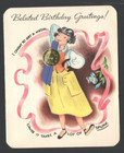 Vntg Birthday Card It Takes A Lot Of Spunk To Confess I ve Really Been A Skunk