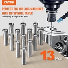 13pc Precision R8 Collet Set 1 8-7 8   45  Alloy Steel Mill Collet Chuck 0 0012 