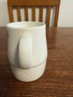 Vintage Starbucks Coffee Barista Mug White Ceramic Black Lettering Coffee Cup