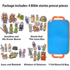 4 Pack Felt Board Bible Stories Set  Flannel Board Stories Wisdom Of Solomon    