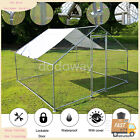 10ftx10ft Chicken Coop Outdoor Wooden Rabbit Hutch Poultry House With Run Cage