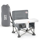 Portable 3-in-1 Booster Seat   Floor Chair For Toddlers  Travel High Chair  Grey