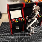 1 12 Scale Photo Prop Sturdy Mini Arcade Model For Tabletop Decor Dioramas