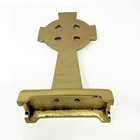 Manish International Exclusively Irish Standing Cross  Celtic Knot Center -brass