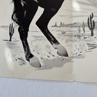 Vintage Poster Fury Horse Nbc Western Tv 1955-1960 Highland Dale Peter Graves