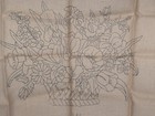 Vtg Rug Hooking Pattern Floral Ruth Davis Yankee Peddler Old Fashioned Bouquet