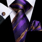 Men s Tie Silk Classic Wedding Necktie And Pocket Square Cufflinks Set Paisley