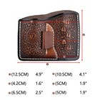 Tourbon 3-in-1 Leather Revolver Belt Holster Pistol Magazine Pouch Knife Holder