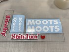 7 Pc  Moots Bikes Die Cut Vinyl Decal Set Bicycle Frame Tool Box Car Truck Etc