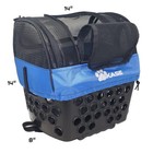 Bikase Durable Dog Bike Basket   Carrier  Rear Mount Pet Basket For Bikes Wit   