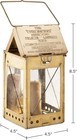 Brass Candle Lantern   Vintage Design   Ideal For Camping   Mount Or Hang Option