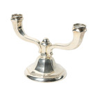      Stylish 835 Silver Two-arm Candelabra - Add Timeless Elegance To Your Interio