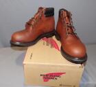 Red Wing Usa Super Sole 2245 Mens Medum N Drk Brown Work Boots Many Size Org Box