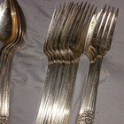 Vintage Oneida Community Coronation Pattern Silver Plate Set Of 6 Teaspoon