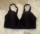 Bali Comfort Revolution Jacquard T-shirt Bra Wf Womens 2xl Xxl Black Df3643 New