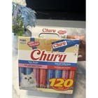 Inaba Churu Grain-free Tuna Variety Lickable Cat Treat  0 5-oz Tube  120 Count