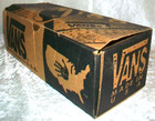 Vintage 1994 Vans Usa Map Graphics Empty Cardboard Skateboarding Sneaker Box