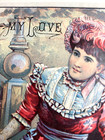Original 1880-90s Geo  S  Harris   Sons Outer Cigar Label Titled  my Love 