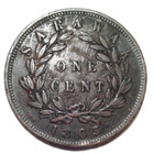 Sarawak 1 Cent Coin 1963  Rare 