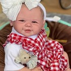 Realistic Reborn Baby Dolls Full Body Vinyl Silicone Girl 19in Doll Newborn Doll