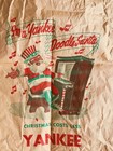 Vintage Christmas Paper Bag Yankee Department Store Advertisement 1970   s Display