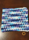 Handmade Set Of 4 Crochet Cotton Dish Cloths Or Wash Cloths 7 5 X 7 5  Inches