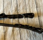  new  Bobby   s Tack Horse Bridle Signature Series Raised Stitched Snaffle W flash