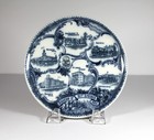Antique C1910 Hot Springs Arkansas Souvenir Plate China Arlington Hotels Travel
