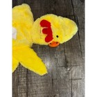 Yellow Chicken Plush Pet Costume Two Piece Small Dog Halloween Outfit