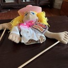 Melissa   Doug 16  Cowgirl Puppet Plush Stuffed Toy W  Pink Hat