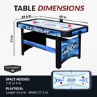 Face-off 5-foot Air Hockey Game Table For Family Game Rooms W Electronic Scoring