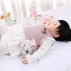Baby Plush Rattle Toy Hand Ring Cartoon Animal Infant Newborn 0-24m Gift     