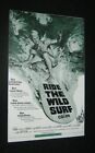 Original Ride The Wild Surf Pressbook Never Folded 15 Pages With Rare Supplement