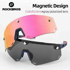 Rockbros Cycling Polarized Glasses Outdoor Uv400 Magnetic Split Hd Goggles 2lens