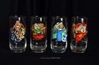 Set Of 4 Vintage Hardees 1985 Alvin   The Chipmunks   Chippette Drinking Glasses