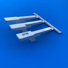 Casio Wk-3000 Keyboard Used Parts  White Keys  d-f-a  3 Key Set