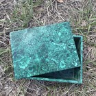 5 5 4 2 Malachite Jewelry Box Natural Gemstone Luxury Storage Gift 1 8lb