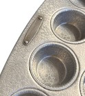 Doughmakers 24 Spot Aluminum Mini Muffin Pan Pebble Pattern