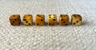 Vintage Butterscotch Bakelite Mini Dice Set Of 6