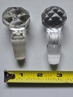 Lot Of 18 Vintage Glass Cruet Decanter Stoppers - Assorted