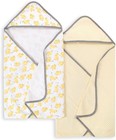 Infant Hooded Towels  Unisex Bath Essentials  2-pack   Soft And Absorbent Knit
