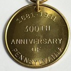 1981 Volunteer Firemen s Assoc Central District Lilly Pa  Pinback Ribbon 6 h
