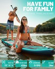 11 6  35   Super Wide Inflatable Stand Up Paddle Board  Ultra Stable Wide Sup    
